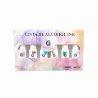 QUEENIGHT SET ALCOHOL INK  X 6 UNDS X 6ML REF.04055 - Miniatura 1