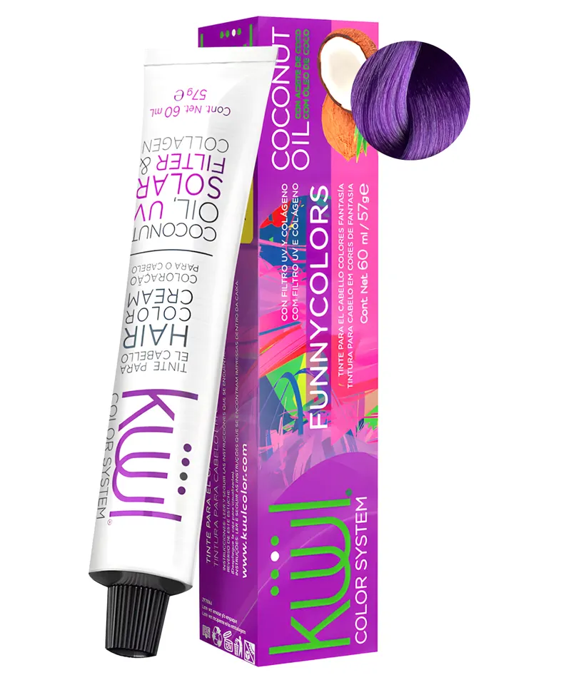 KUUL TINTE VIOLETA NEON X 60GR - Producto de belleza y estética en Almacén Sandra