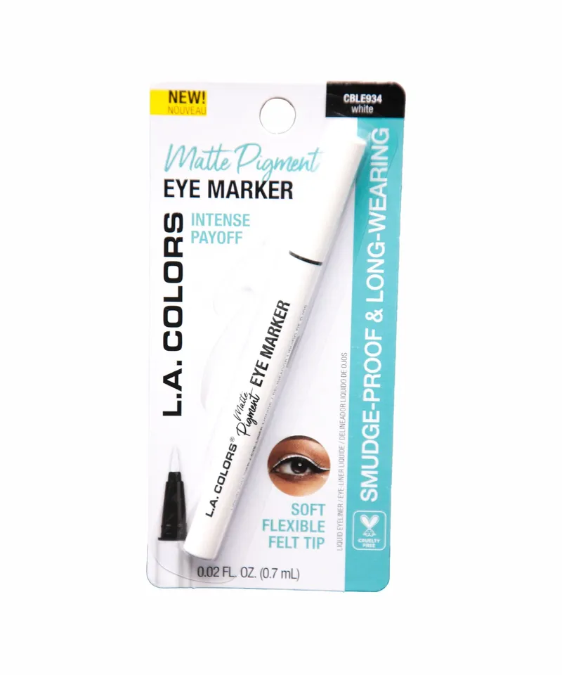 L A GIRL MATTE EXTRA PIGMENTO EYE MARKER WHITE  X 7ML - Producto de belleza y estética en Almacén Sandra