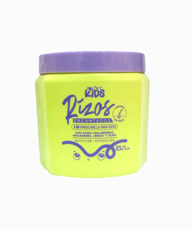NIKOLS MASCARILLA CAPILAR 3 EN 1 RIZOS ENCANTADOS KIDS X 500ML - Producto de belleza y estética en Almacén Sandra