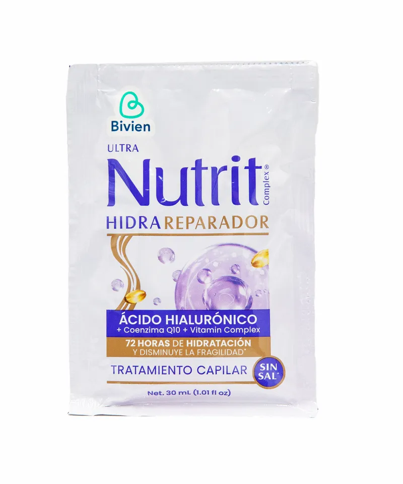 NUTRIT TRATAMIENTO HIDRAREPARADOR CON ACIDO HIALURONICO X 30ML - Producto de belleza y estética en Almacén Sandra