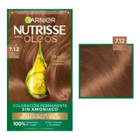 NUTRISSE GARNIER TINTE SIN AMONIACO RUBIO CENIZO NACARADO N.7.12 - Miniatura 1