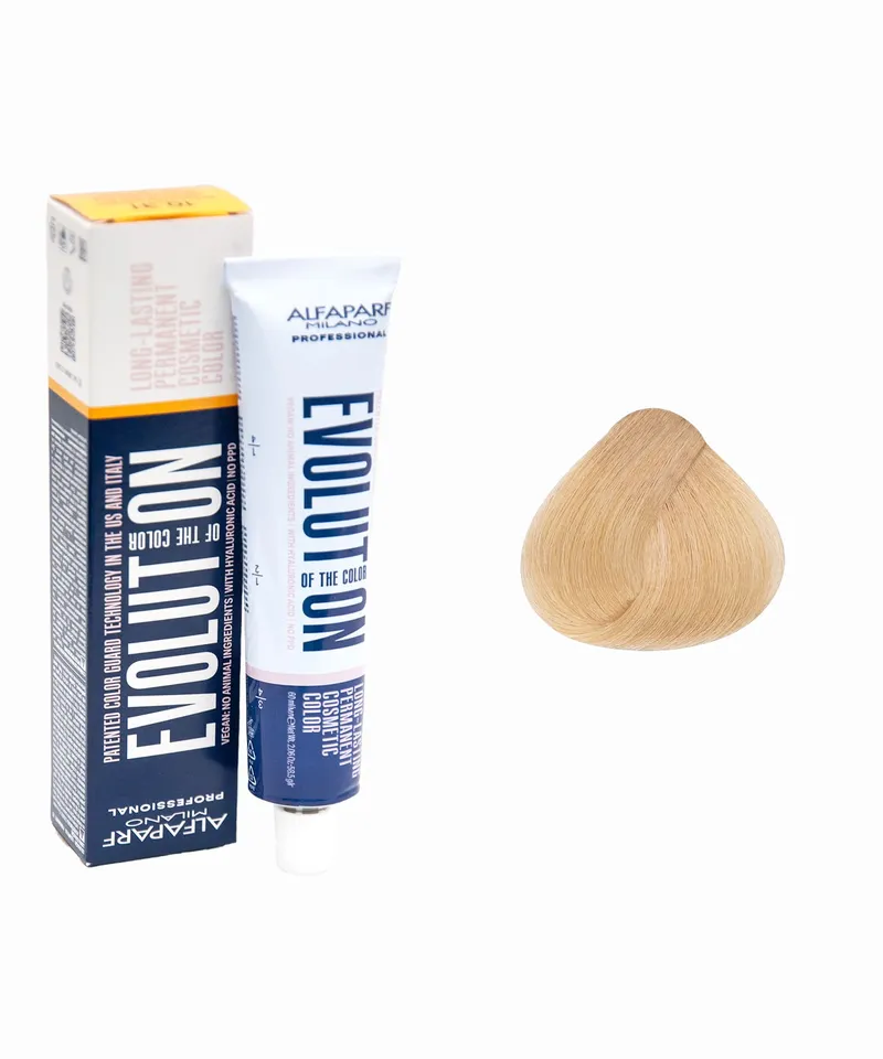 EVOLUTION TINTE RUBIO EXTRA CLARO DORADO CENIZO Nº 10.31 X 60ML - Producto de belleza y estética en Almacén Sandra