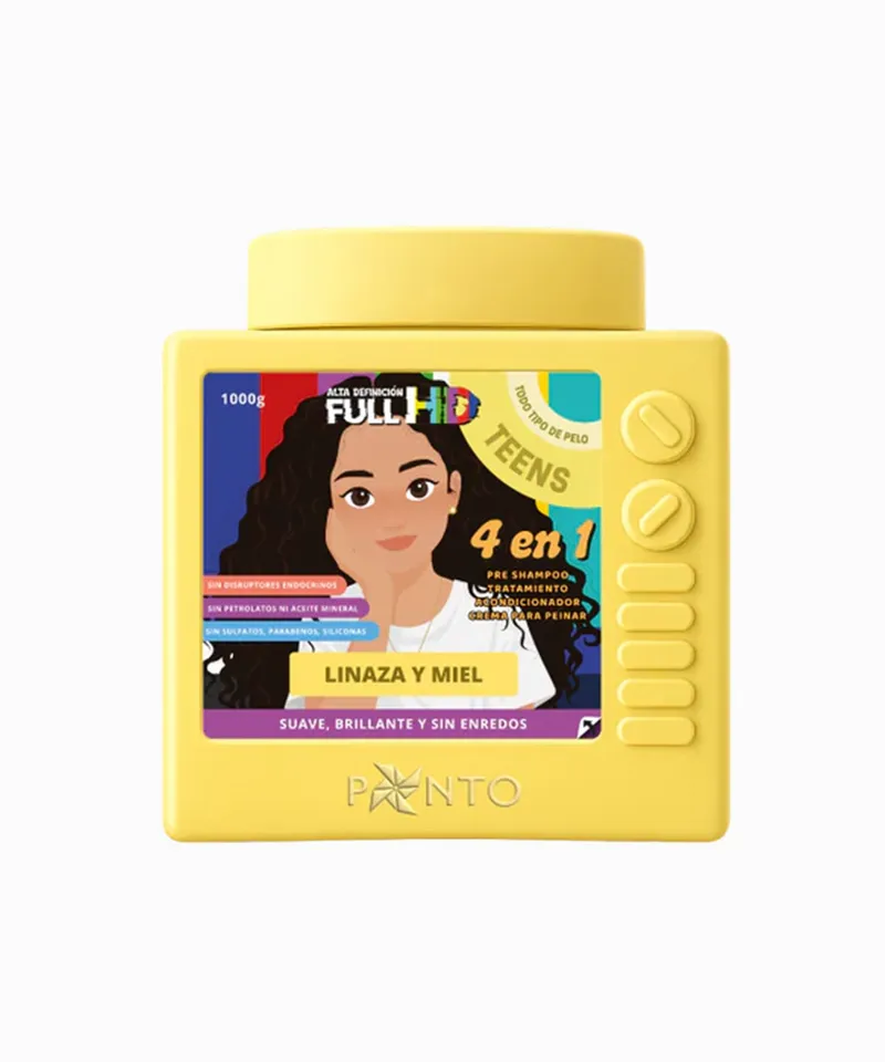 PONTO FULL HD 4EN1 TEENS LINAZA Y MIEL X 1000GR - Producto de belleza y estética en Almacén Sandra