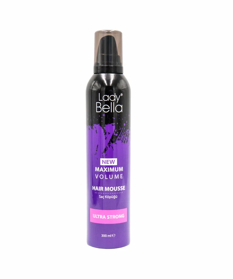 LADY BELLA HAIR MOUSSE ULTRA STRONG X 300ML - Producto de belleza y estética en Almacén Sandra