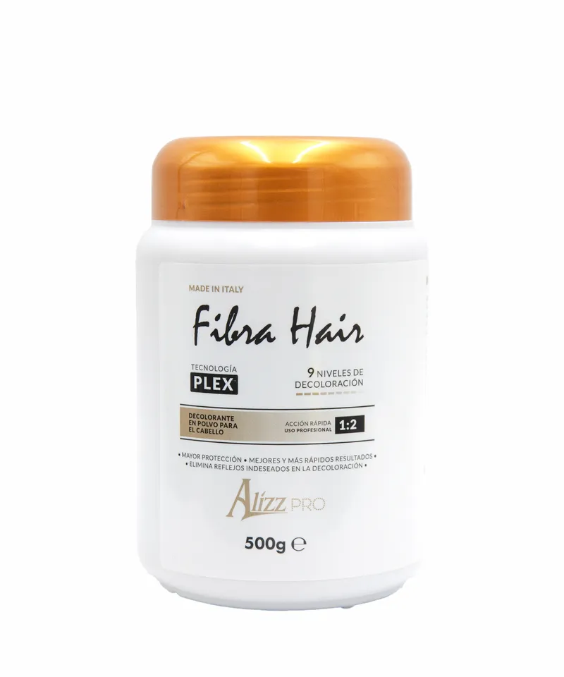 SLIK FIBRA HAIR DECOLORANTE PLEX 9 TONOS 500GR - Producto de belleza y estética en Almacén Sandra