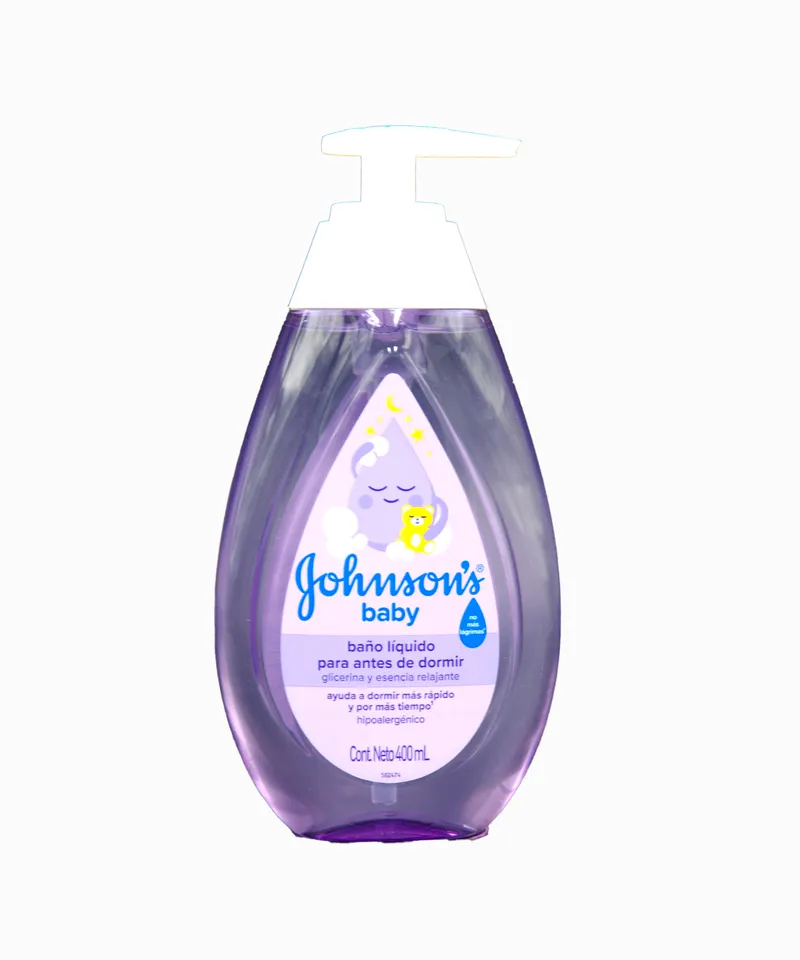 JOHNSONS BABY BAÑO LIQUIDO CON GLICERINA X 400ML - Producto de belleza y estética en Almacén Sandra