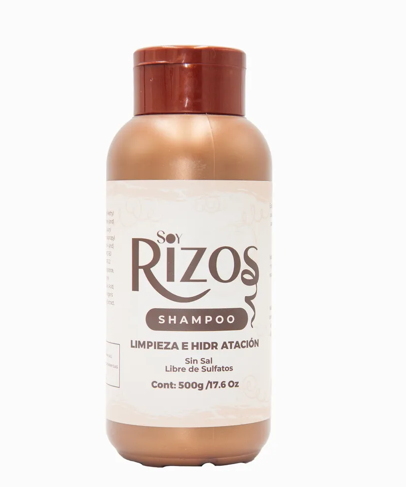SOY RIZOS SHAMPOO LIMPIEZA E HIDRATACION X 500ML - Producto de belleza y estética en Almacén Sandra