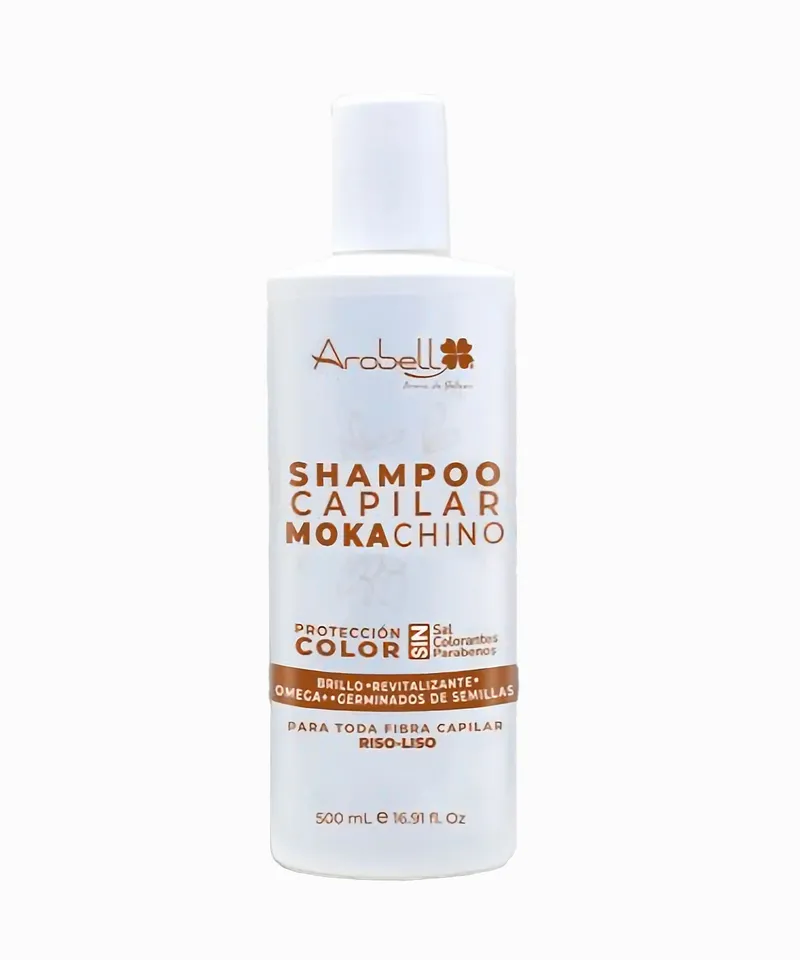 AROBELL SHAMPOO MOKACHINO PROTECCION COLOR X 500ML - Producto de belleza y estética en Almacén Sandra