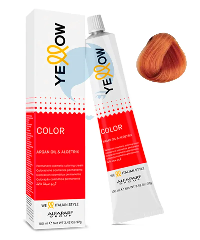 YELLOW TINTE RUBIO CLARO COBRE CENIZA  #8.41 X 60ML - Producto de belleza y estética en Almacén Sandra