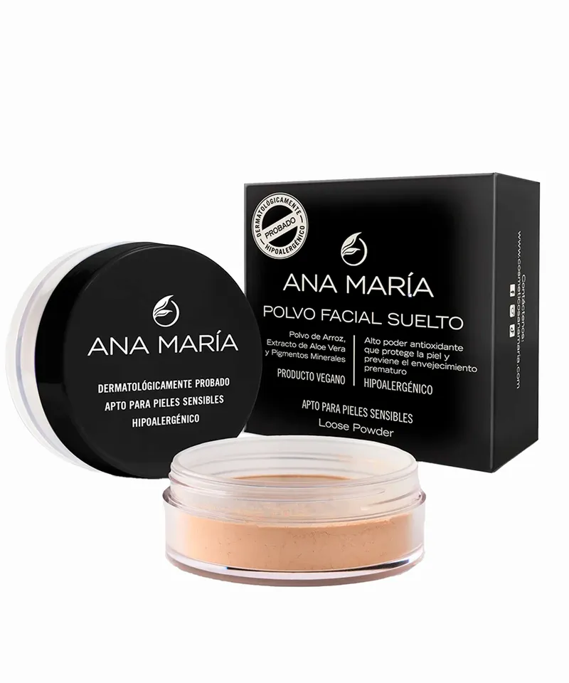 ANA MARIA POLVO FACIAL SUELTO OSCURO N.7 X 18GR - Producto de belleza y estética en Almacén Sandra