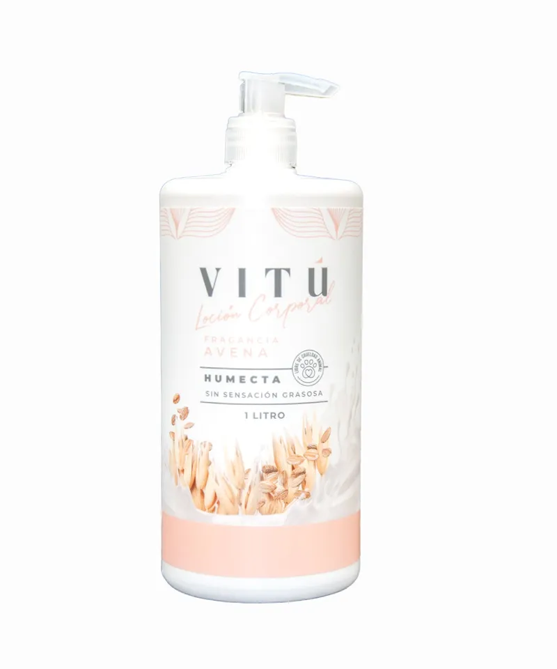 VITU CREMA LOCION CORPORAL AVENA X 1LT - Producto de belleza y estética en Almacén Sandra