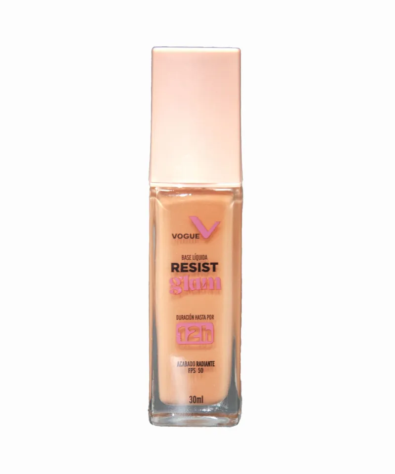 VOGUE BASE LIQUIDA RESIST GLAM GLAMOUR 120 X 30ML - Producto de belleza y estética en Almacén Sandra