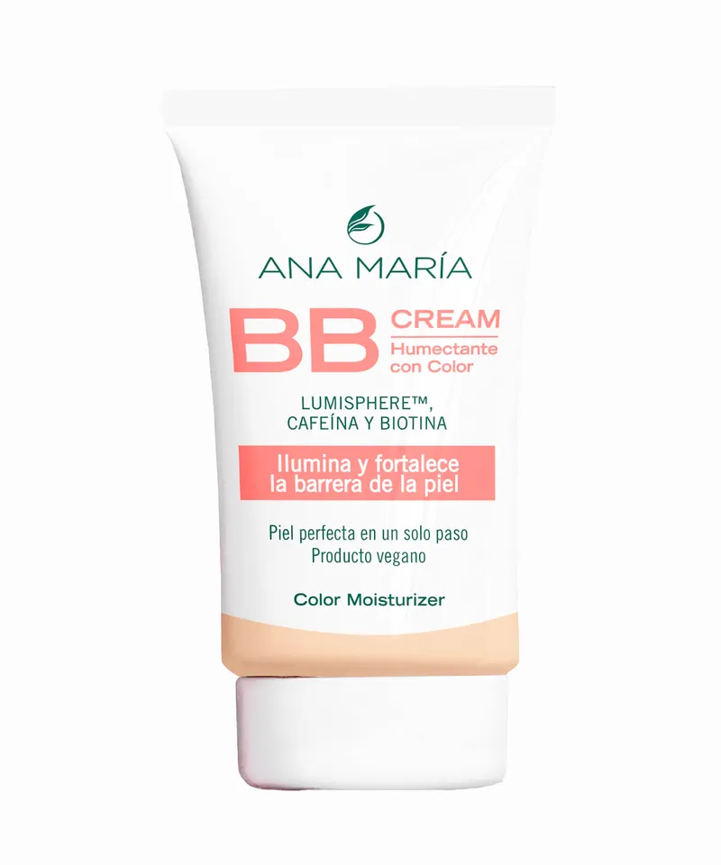 ANA MARIA CREMA HUMECTANTE CON COLOR BB CREAM CLARO X 30GR - Producto de belleza y estética en Almacén Sandra