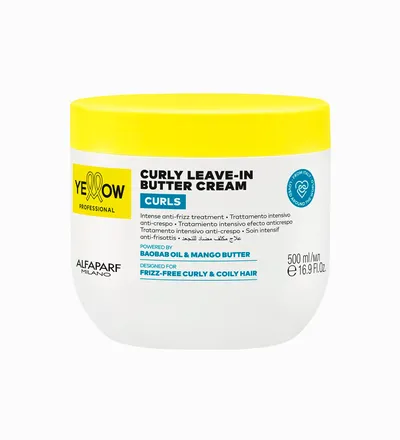 YELLOW CURLS LEAVE IN BUTTER CREAM  X 500GR - Producto de belleza y estética en Almacén Sandra