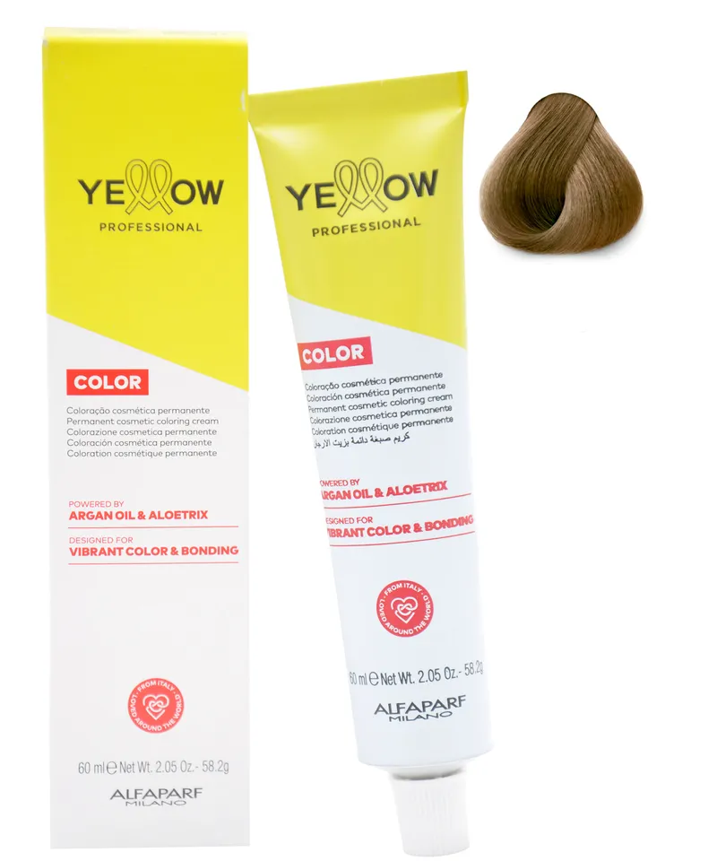 YELLOW TINTE RUBIO CLARO N.8.0 X60ML - Producto de belleza y estética en Almacén Sandra