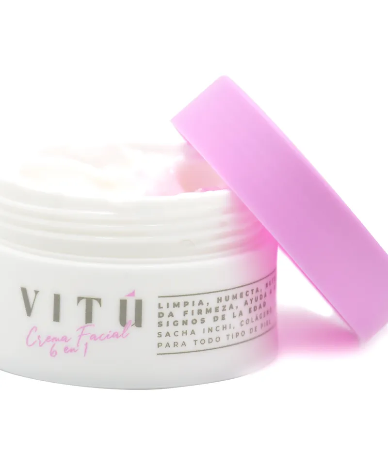 VITU CREMA FACIAL 6 EN 1 X 48 GR - Producto de belleza y estética en Almacén Sandra