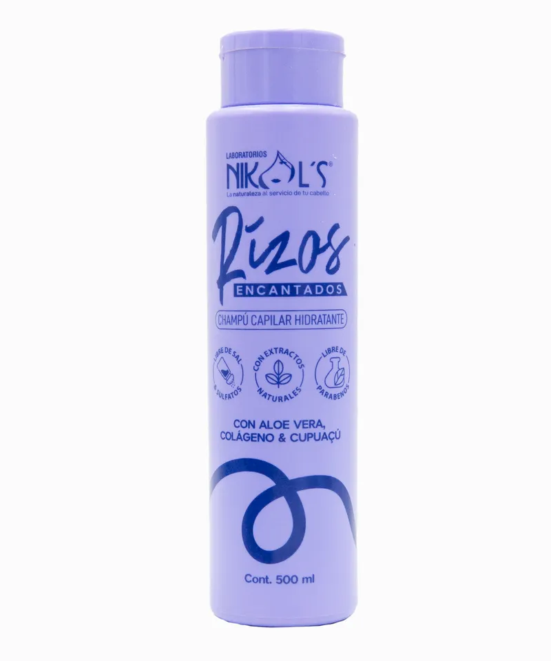 NIKOLS SHAMPOO CAPILAR RIZOS ENCANTADOS X 500ML - Producto de belleza y estética en Almacén Sandra