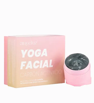 ANYELUZ YOGA FACIAL  DETOX CARBON ACTIVO X 100ML + BROCHA APLICADOR - Producto de belleza y estética en Almacén Sandra