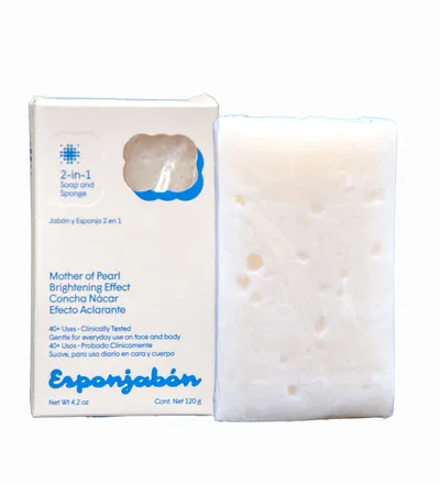ESPONJABON 2 EN 1 CONCHA NACAR X 120G - Producto de belleza y estética en Almacén Sandra