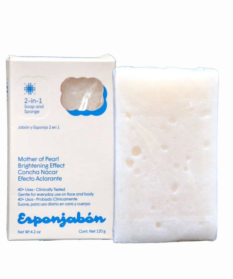 ESPONJABON 2 EN 1 CONCHA NACAR X 120G - Producto de belleza y estética en Almacén Sandra