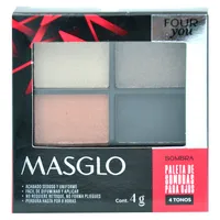 MASGLO PALETA DE SOMBRA PARA OJOS 4 TONOS FOUR YOUR FELINA X 4GR - Miniatura 1