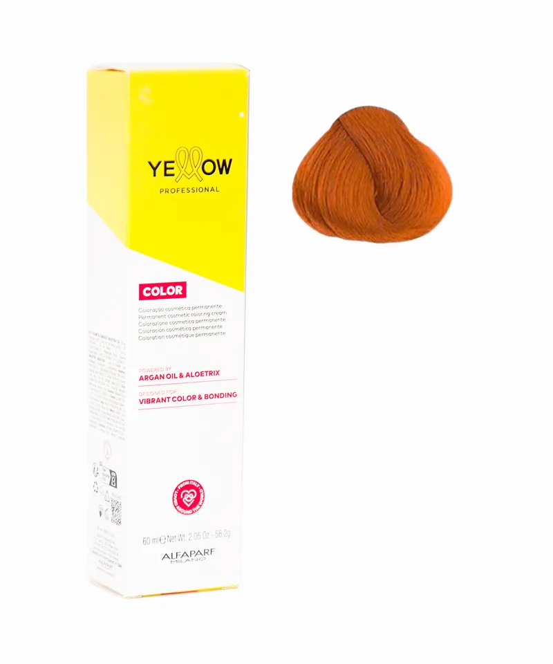 YELLOW TINTE RUBIO CLARO COBRE INTENSO N 8.44+ X 60ML - Producto de belleza y estética en Almacén Sandra