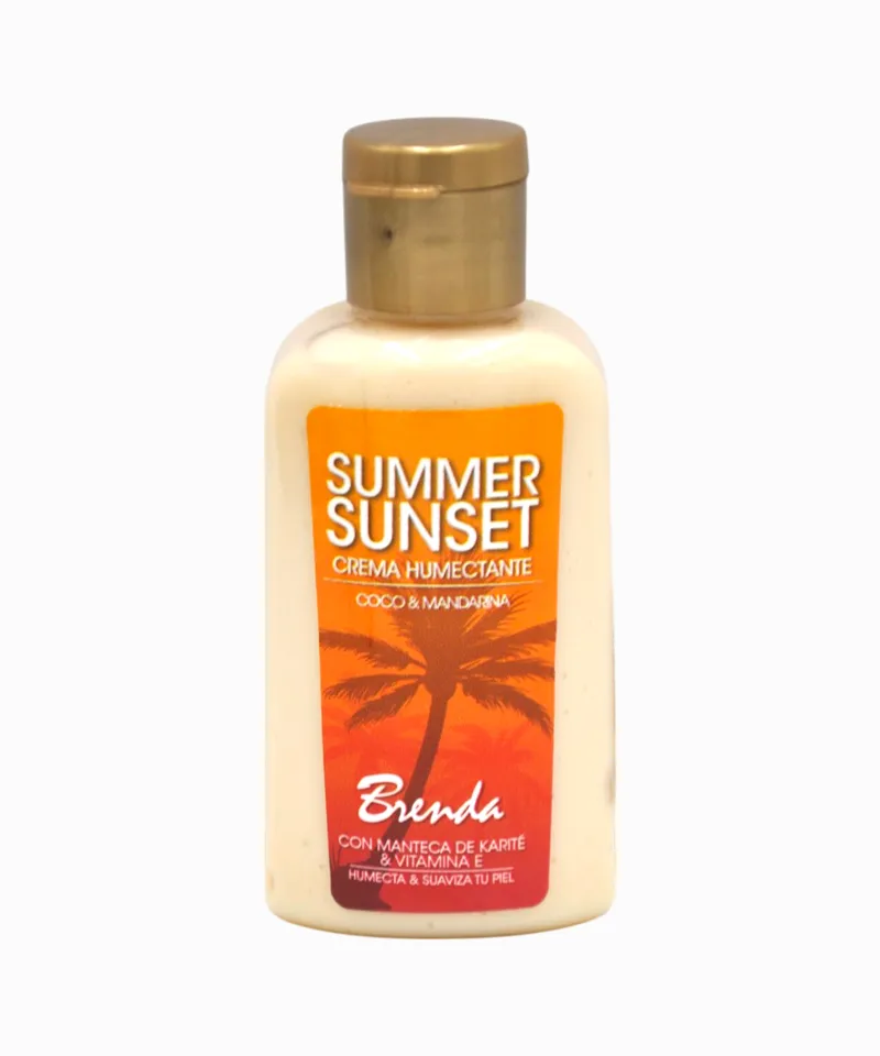 BRENDA CREMA HUMECTANTE SUMMER SUNSET X 90GR - Producto de belleza y estética en Almacén Sandra