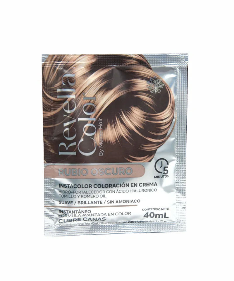 REVELLA COLOR CUBRECANAS COLOR RUBIO OSCURO X 40ML - Producto de belleza y estética en Almacén Sandra