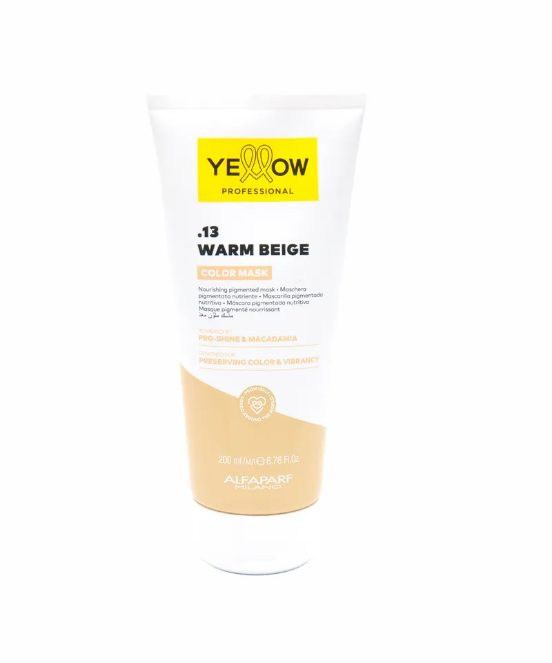 YELLOW MASK REFRESH COLOR CARE WARM BEIGE X 200ML - Producto de belleza y estética en Almacén Sandra