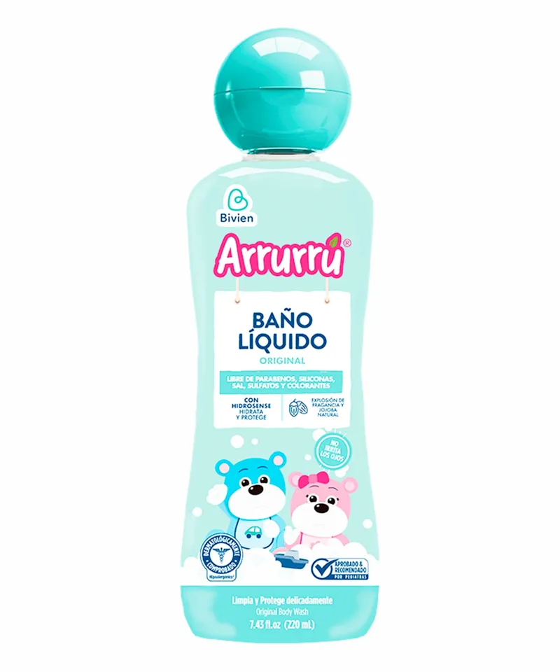 ARRURRU BAÑO LIQUIDO ORIGINAL X 220ML - Producto de belleza y estética en Almacén Sandra