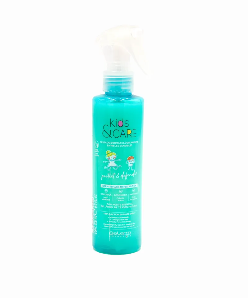 SALERM KIDS Y CARE SPRAY BIFASE TRIPLE ACCION X 200ML - Producto de belleza y estética en Almacén Sandra
