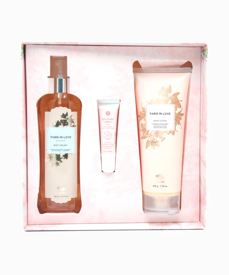ROSS DLEN ESTUCHE PARIS IN LOVE B.SPLASH X 240+B.LOTION X220+B.LABIAL X10 - Producto de belleza y estética en Almacén Sandra