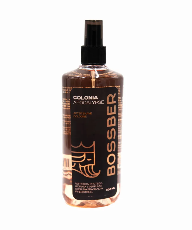 ATENEA BOSSBER AFTER SHAVE COLONIA APOCALYPSE X 400ML - Producto de belleza y estética en Almacén Sandra