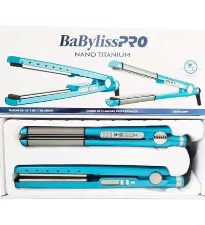 BABYLISS COMBO PLANCHA NT 4091-1/1/4 + NT 4081-1 - Producto de belleza y estética en Almacén Sandra