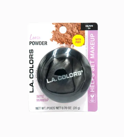LA COLORS POWDER LOOSE TAN TRANSLUCENT X 20GR - Producto de belleza y estética en Almacén Sandra
