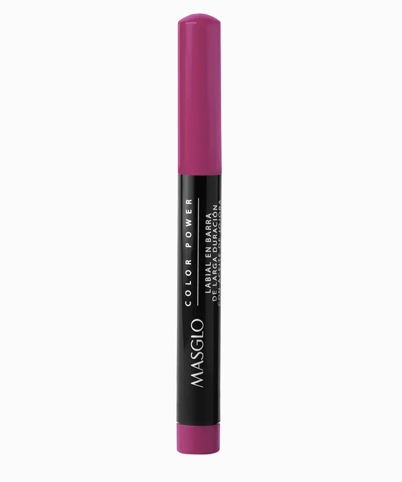 MASGLO LABIAL EN BARRA COLOR POWER CHIMBITA X 1.4GR - Producto de belleza y estética en Almacén Sandra
