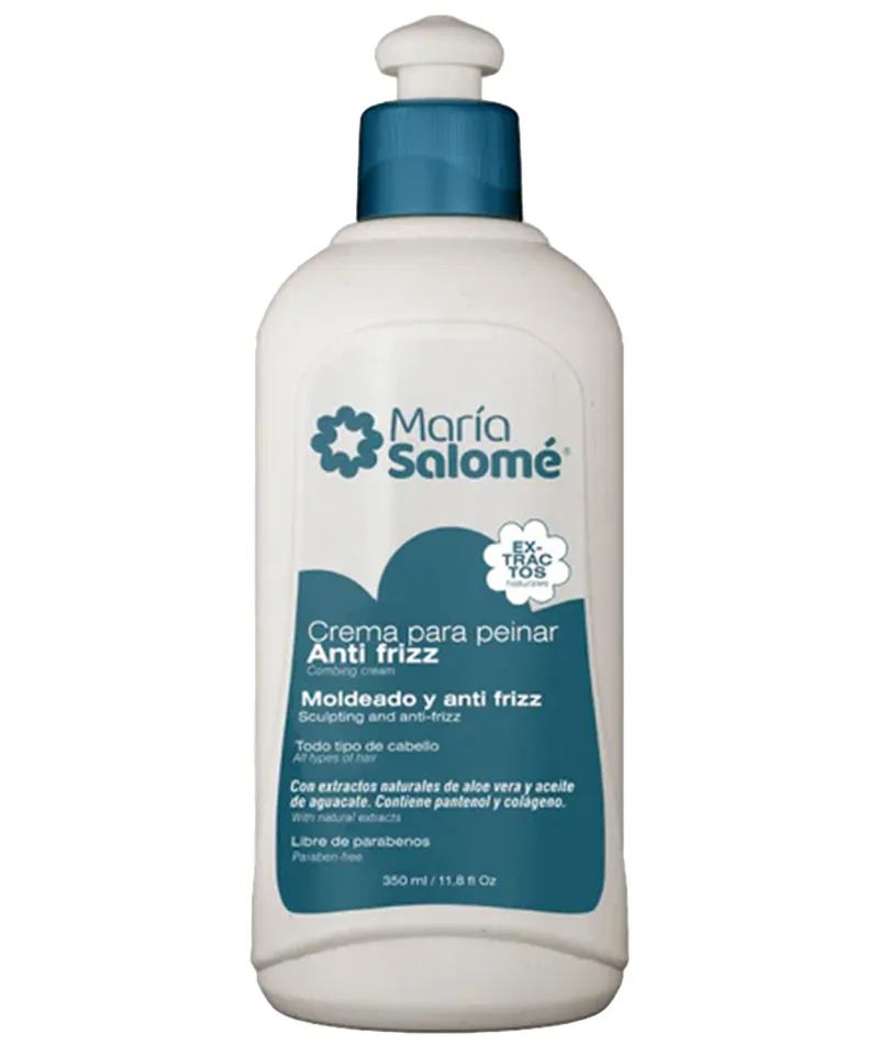 MARIA SALOME CREMA DE PEINAR ANTI FRIZZ X 350 GR - Producto de belleza y estética en Almacén Sandra