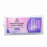 ANIPA UÑAS SANDWICH NAIL DUAL FORMS SQUARE X 240PCS - Miniatura 1