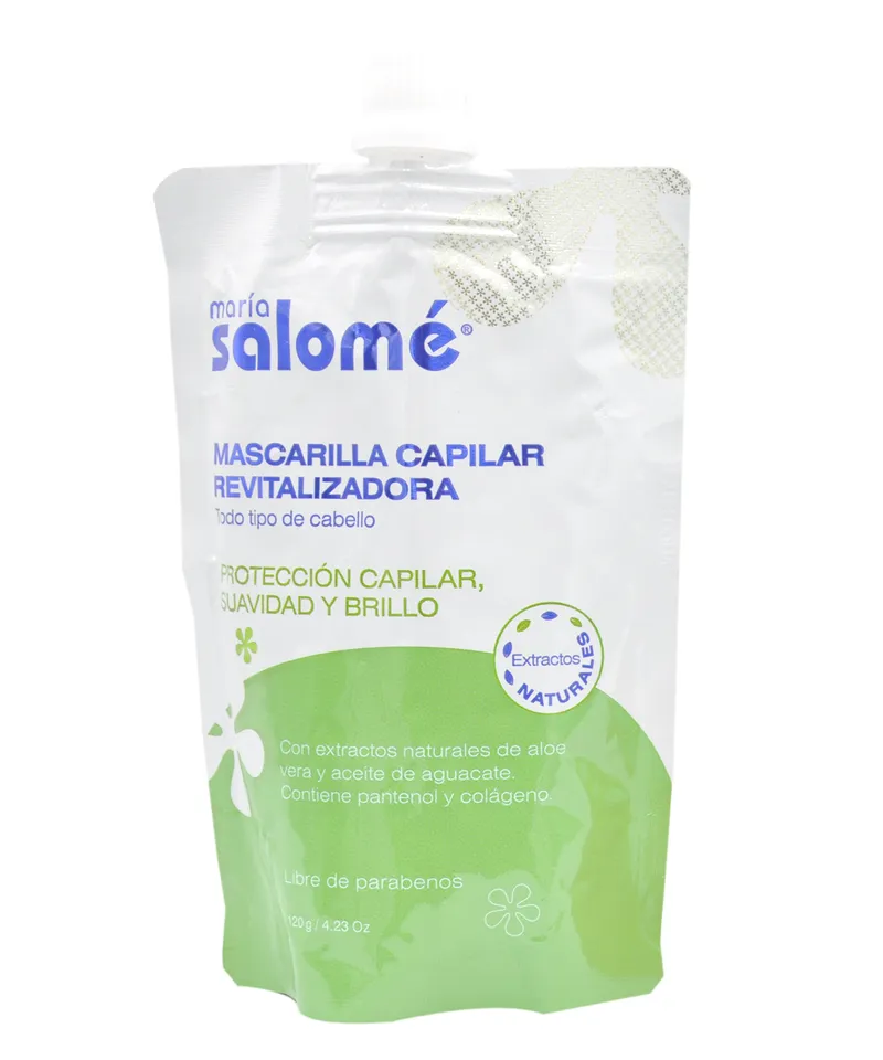 MARIA SALOME MASCARILLA CAPILAR REVITALIZADORA DOY PACK X 120GR - Producto de belleza y estética en Almacén Sandra