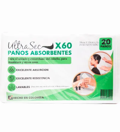 ULTRA SEC PAÑOS ABSORBENTES X 20UND - Producto de belleza y estética en Almacén Sandra