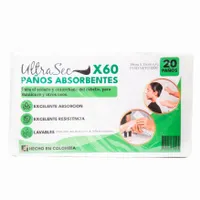 ULTRA SEC PAÑOS ABSORBENTES X 20UND - Miniatura 1