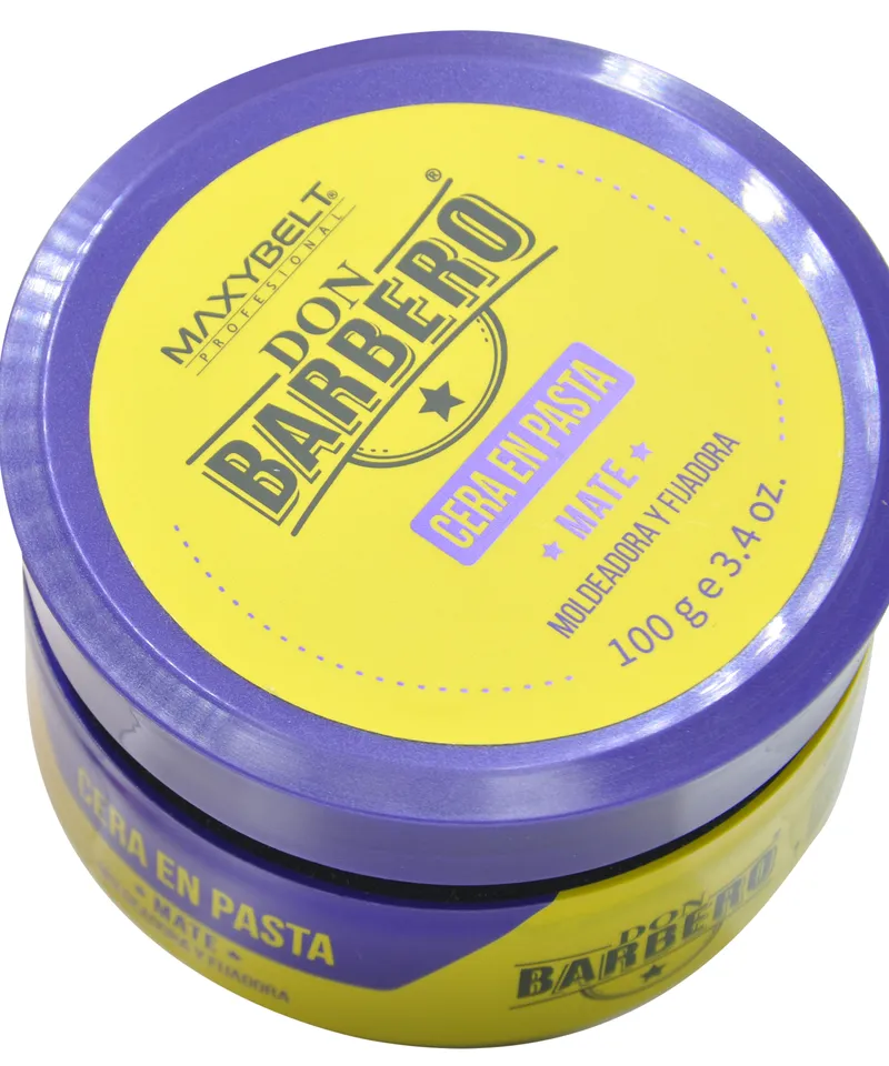 MAXYBELT DON BARBERO CERA EN PASTA MATE X 100GR - Producto de belleza y estética en Almacén Sandra