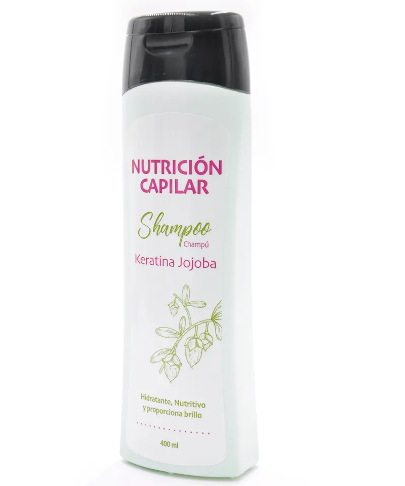 NUTRICION CAPILAR SHAMPOO KERATINA JOJOBA X 400ML - Producto de belleza y estética en Almacén Sandra