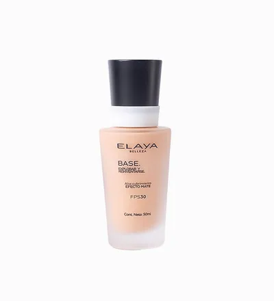ELAYA BASE ALTO CUBRIMIENTO AVELLANA 2.4N CON FPS30 X50ML - Producto de belleza y estética en Almacén Sandra