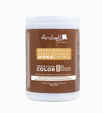 AROBELL MASCARILLA MOKACHINO PROTECCION COLOR X 1000ML - Producto de belleza y estética en Almacén Sandra