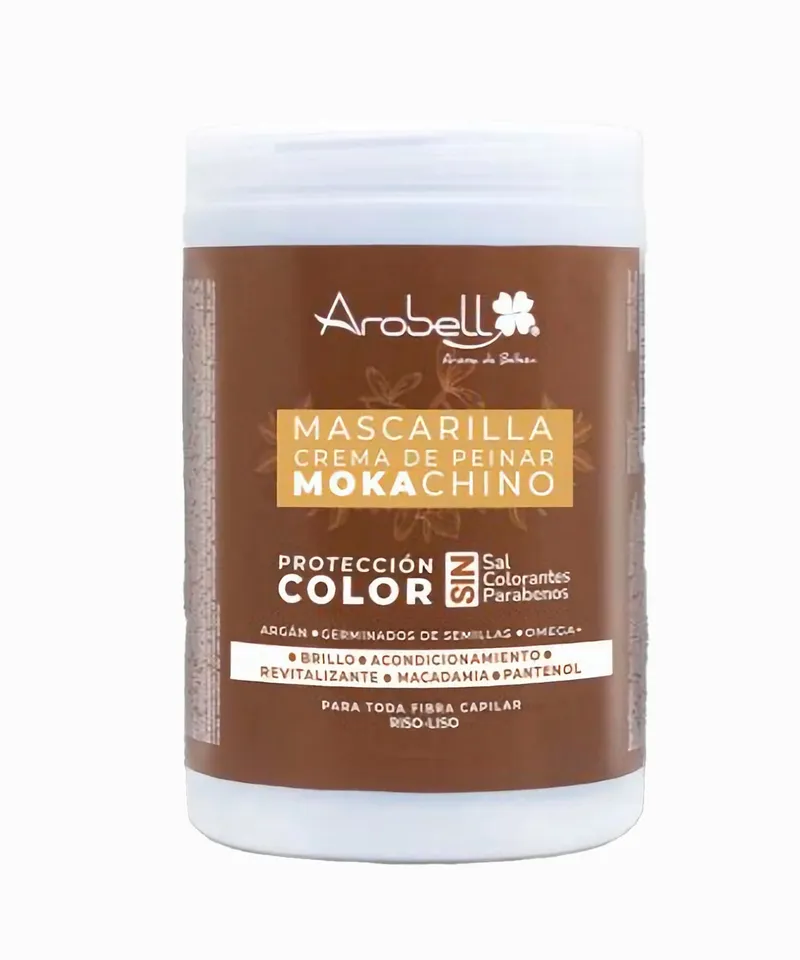 AROBELL MASCARILLA MOKACHINO PROTECCION COLOR X 1000ML - Producto de belleza y estética en Almacén Sandra
