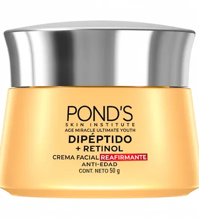 PONDS CREMA FACIAL REAFIRMANTE AGE MIRACLE DIPEPTIDO+RETINOL X 50GR - Producto de belleza y estética en Almacén Sandra