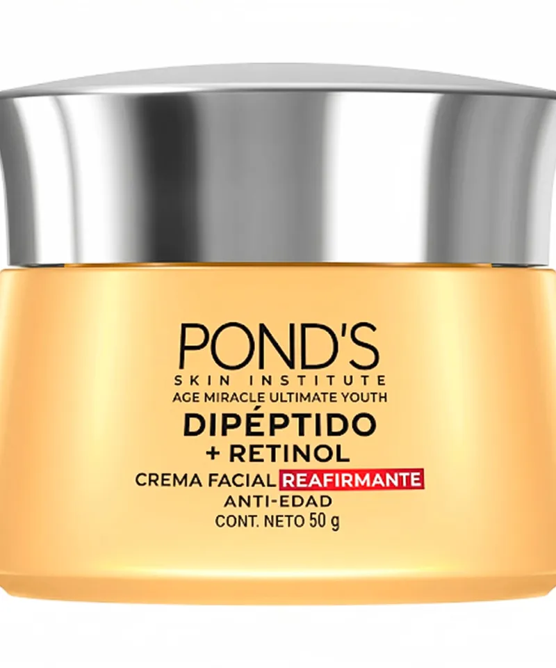 PONDS CREMA FACIAL REAFIRMANTE AGE MIRACLE DIPEPTIDO+RETINOL X 50GR - Producto de belleza y estética en Almacén Sandra