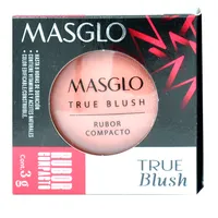 MASGLO RUBOR COMPACTO TRUE BLUSH INCONFUNDIBLE X 1.8GR - Miniatura 1